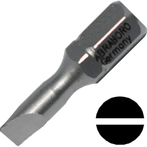 Abraboro 0.6 x 4.5 x 25 mm lapos SUPRA bit, 10 db/csomag - Különleges ajánlat