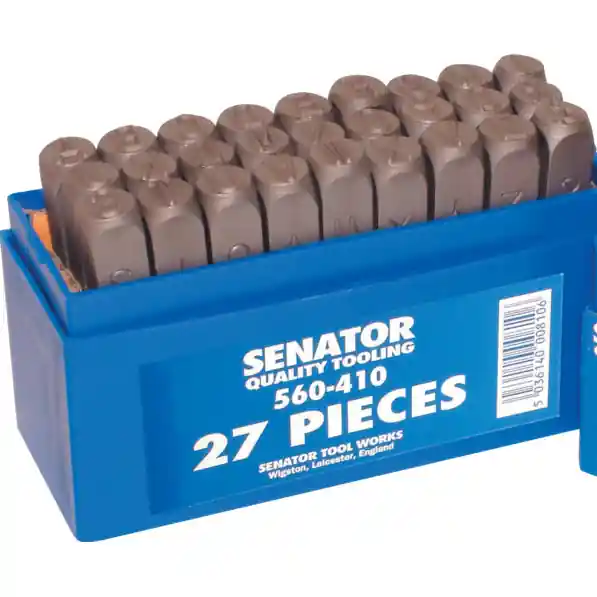 Kedvezmény | SENATOR 3.0 mm betű beütő készlet, 27 részes