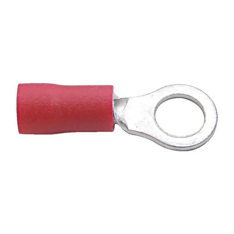 Ajánlat - KENNEDY 4.00 mm piros gyűrűs kábelsaru, 100 db/csomag