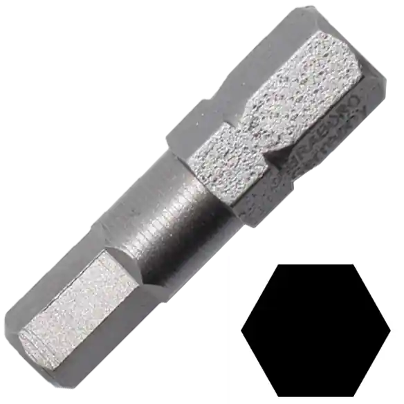 Újdonság - Abraboro 4 x 25 mm hatszög (imbusz) SUPRA bit, 10 db/csomag