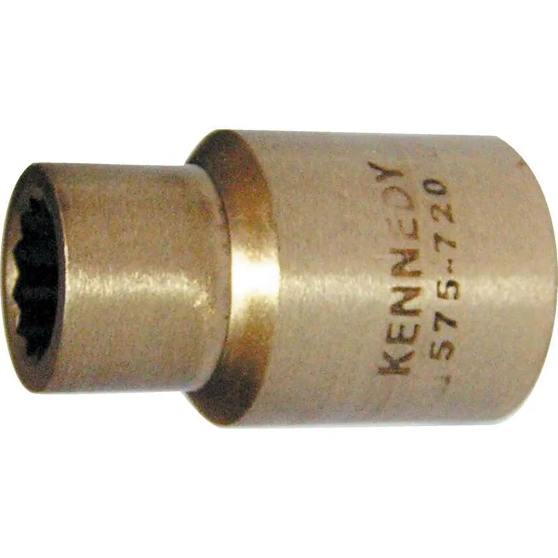 Ajánlat - KENNEDY 8 mm szikramentes dugókulcs 1/2" -os meghajtóval, Al-Br