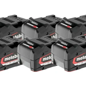 METABO 18 V 5.2 Ah Li-Power akkumulátor, 6 db/csomag | Azonnal elérhető
