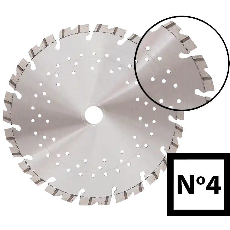 Abraboro 115 x 22.23 mm No.4 gyémánttárcsa - Expressz kézbesítés