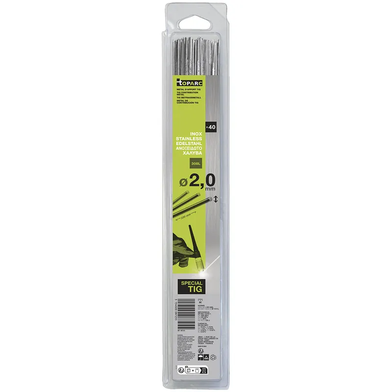 GYS 308L AWI pálca, 330 mm, 2.0 mm, 40 szál/csomag (0.33 kg) - Gyors szállítás