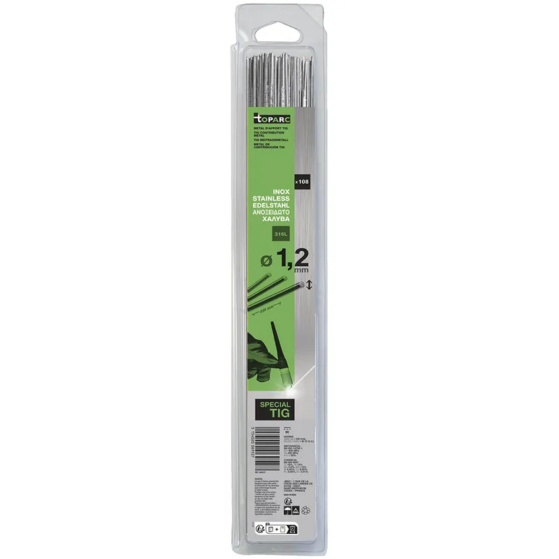 Legnépszerűbb - GYS 316L AWI pálca, 330 mm, 1.2 mm, 108 szál/csomag (0.33 kg)