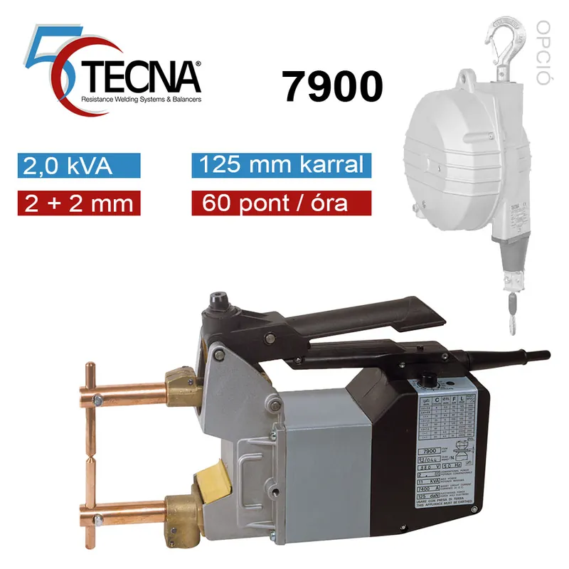 Tecna 7900 kézi ponthegesztő, 2 kVA - Ajánlat