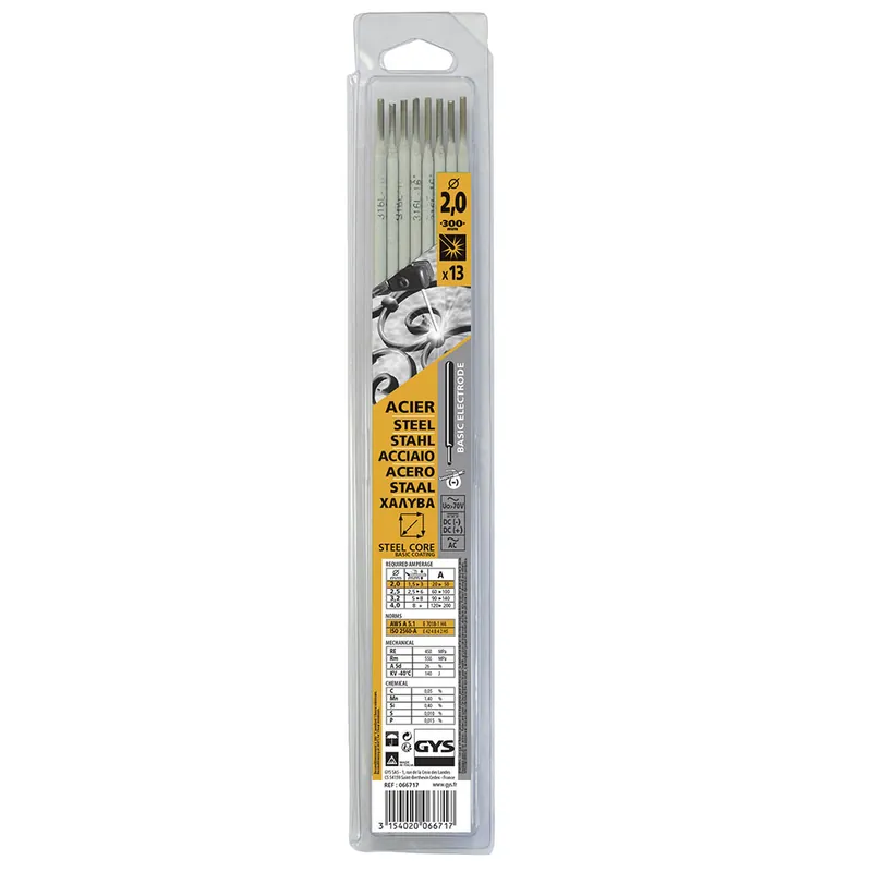 Bestseller | GYS BASIC E7018 bázikus hegesztő elektróda, 2.0 mm, 13 szál/csomag