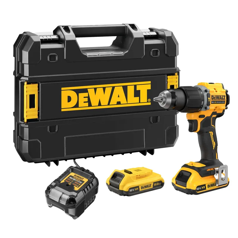Akciós ár - Dewalt DCD799D2T akkus ütvefúró-csavarozó (2 x 2.0 Ah Li-ion akkuval, TSTAK kofferben)