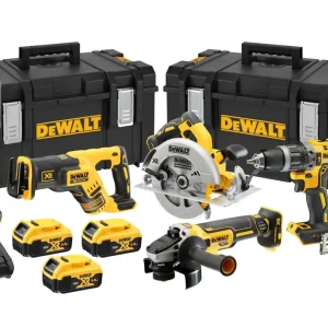 Akciós ár | Dewalt DCK623P3 akkus gépcsomag, 6 gépes (3 x 5.0 Ah Li-ion akkuval, 2 kofferrel)