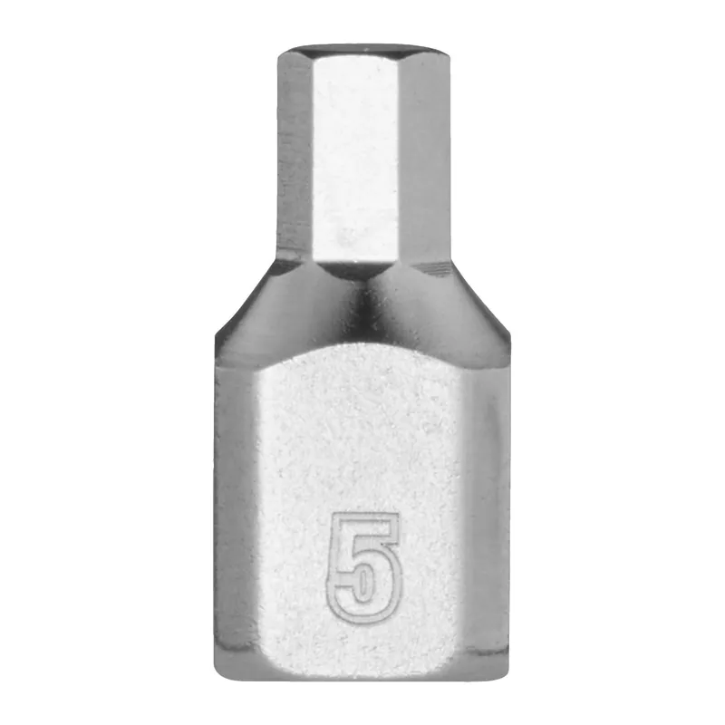 Prémium | Milwaukee FOUR FLAT™ oldalú 1/4"-os dugókulcs fej belső imbusz kulcsnyílású csavarokhoz, extra rövid, 5 mm