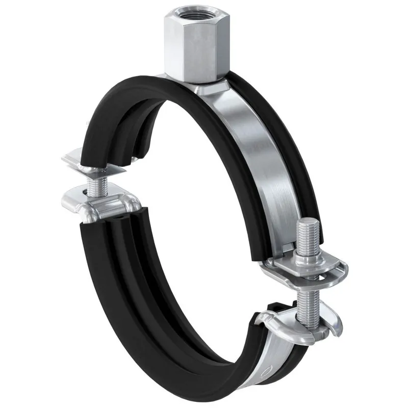 Fischer FRS-L 67 - 75 M8 / M10 kétcsavaros gumibetétes csőbilincs, 10 db/csomag - Bestseller