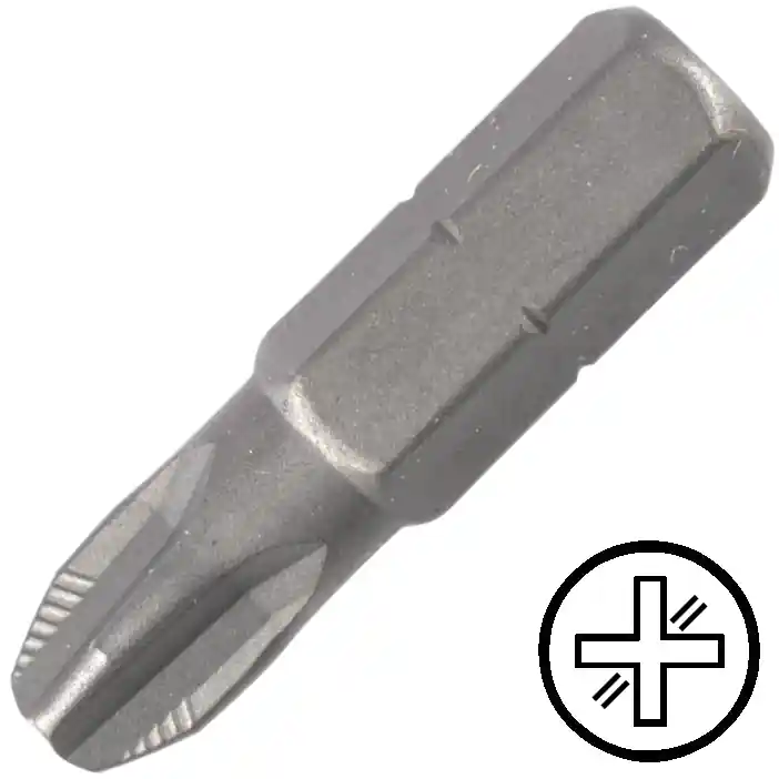 KENNEDY No.3 Phillips ACR II bordázott keresztpontos csavarbehajtó bit 1/4" hatszög illesztéssel, 25 mm | Olcsó