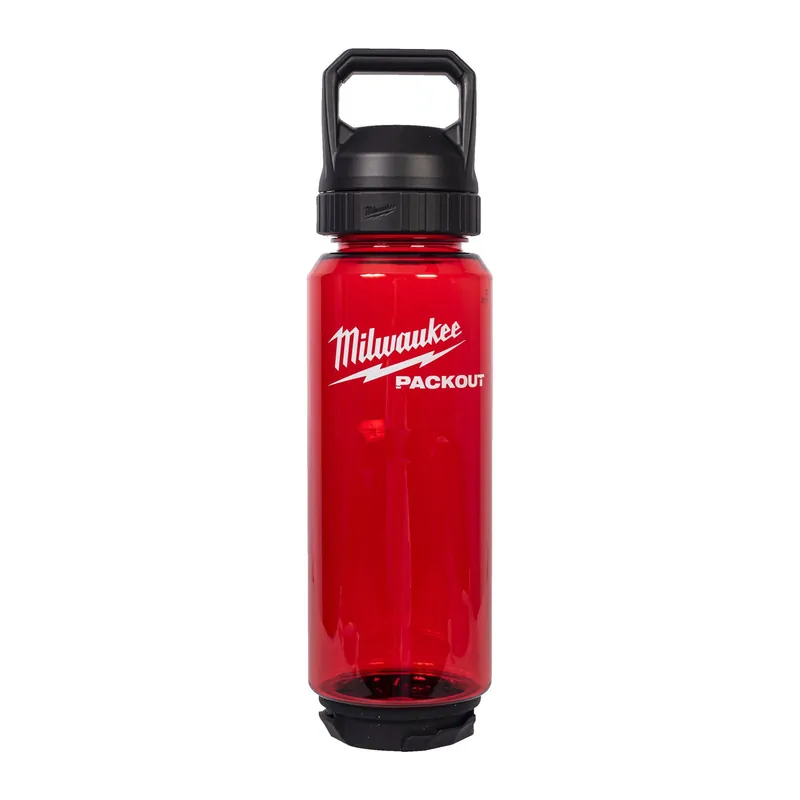 Kedvezményes ár | Milwaukee PACKOUT™ műanyag kulacs, piros, 1005 ml