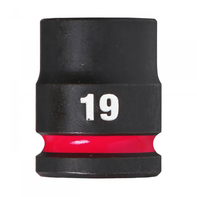 Milwaukee Shockwave Impact Duty™ 1/2"-os gépi dugókulcs fej, rövid, 6-lapú, 19 mm - Outlet