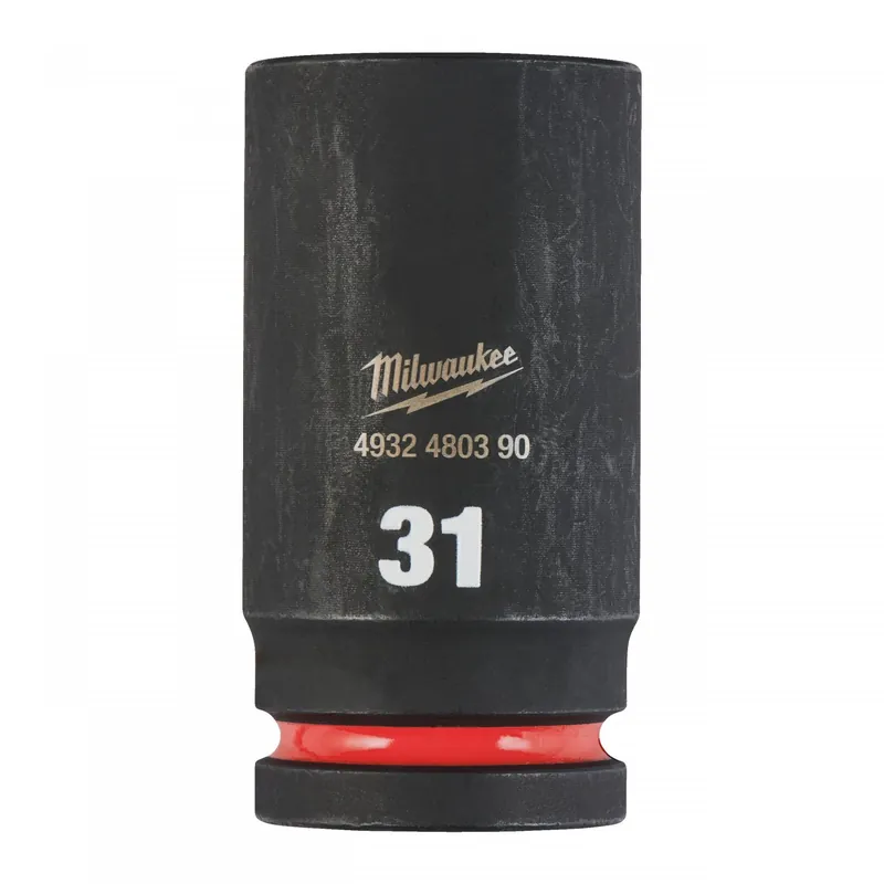 Olcsóbb - Milwaukee Shockwave Impact Duty™ 3/4"-os gépi dugókulcs fej, hosszú, 6-lapú, 31 mm