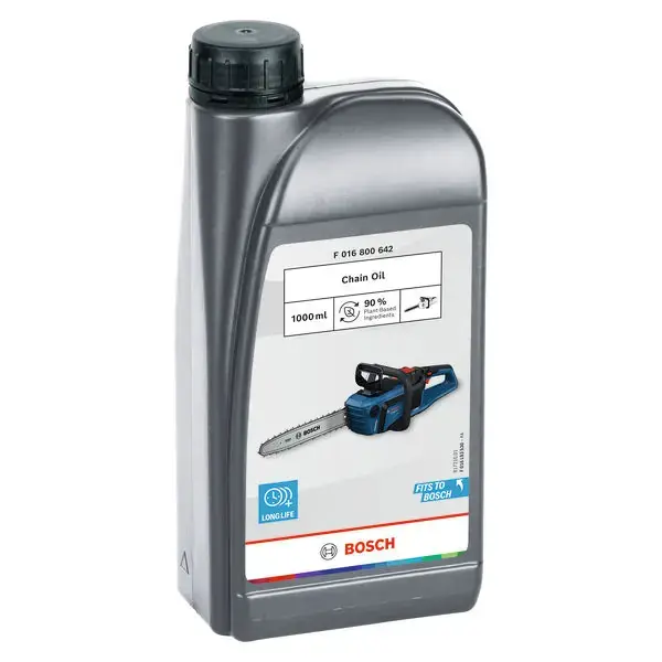 Biztonságos fizetés | Bosch - Láncfűrész olaj, 1 l F016800642