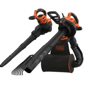 BLACK+DECKER - Elektromos kerti porszívó 3in1, gereblyével, 3000 W BEBLV301-QS | Újdonság