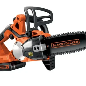 Árengedmény | BLACK+DECKER - 18V AKU láncfűrész 20 cm, 1x akkumulátor 2,0 Ah Li-ion, töltő GKC1820L20-QW
